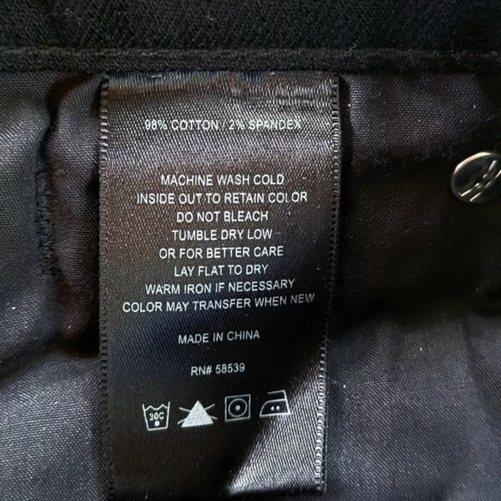 KUT from the Kloth Diana Skinny Jeans Black Pants Size 6 Womens Stretch - Picture 13 of 15